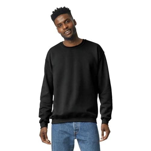 UGP Campus Apparel Gildan Men's Heavy Blend Crewneck Sweatshirt - XXX-Large - Black