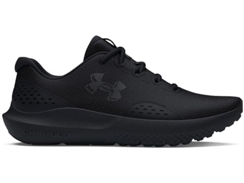 Under Armour Men's Charged Surge 4, (002) Black/Black/Black, 12, US