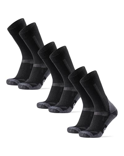 DANISH ENDURANCE Hiking Socks Women & For Men Merino Wool Socks Crew Mens Moisture Wicking Work Calcetines para Hombre Womens Alpaca Long Cotton Size 10-13