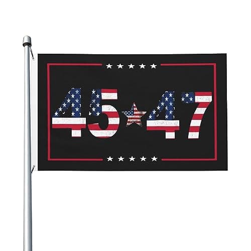 45 47 trump 2024 3x5 Double Sided Flag Fade Resistant Banner Polyester Flag with 2 Brass Grommets For Indoor Outdoor