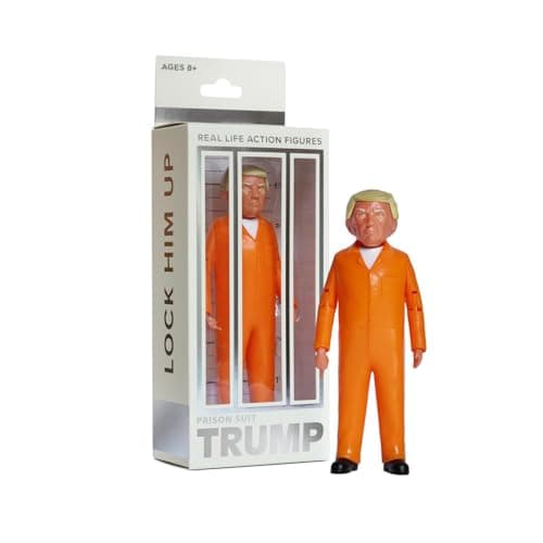 FCTRY Prison Trump Real Life Political Action Figure: Collectible Figurine Perfect for Collectors, Gag Gift, Funny Idea & Souvenirs