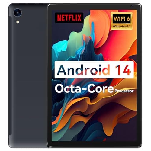 Tablet,10.1" Android Tablet with Octa-core Processor 10GB RAM 128GB ROM HD IPS Touchscreen 8H Battery, Wi-Fi 6, BT 5.0, Dual Camera, Google Tablets 2025