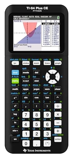 Texas Instruments TI-84 Plus CE Color Graphing Calculator, Black