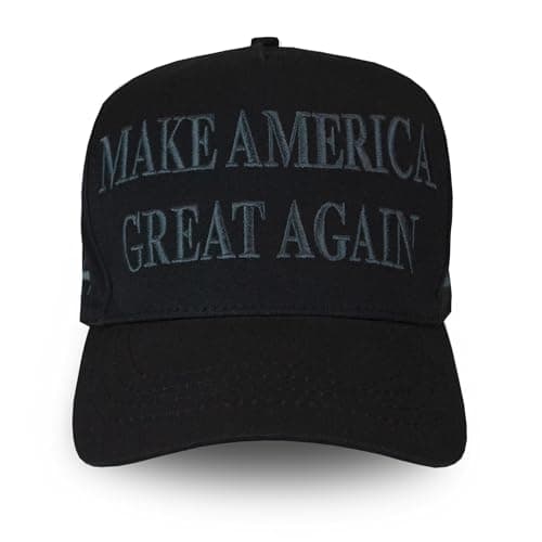 Trump 45-47 MAGA Hat - Black