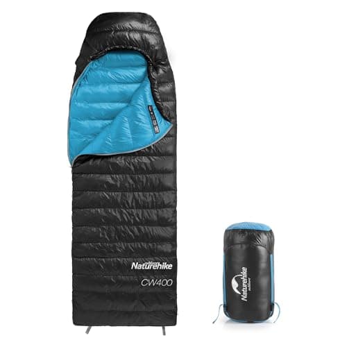 Naturehike Ultralight Down Sleeping Bag, 650FP Backpacking Sleeping Bag 3-4 Season for Adults, 32-42℉ Waterproof Sleeping Bags for Camping, Hiking, Traveling with Compression Sack