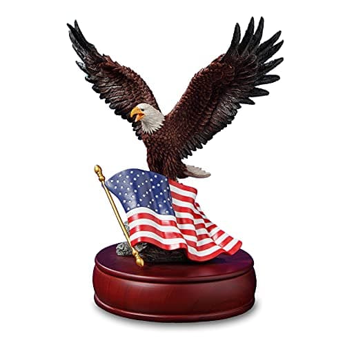 The San Francisco Music Box Company American Eagle Muscial Figurine