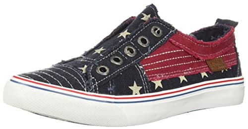Blowfish Malibu Women's Play Slip On Sneaker, Navy Star