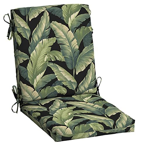 ARDEN Outdoor Dining Chair Cushion, 20 in x 20 in, Weather-Proof, Rain-Proof, Fade Resistant Patio Cushion for Patio, Dining, or Rocking Chairs 20 x 20, Onyx Cebu