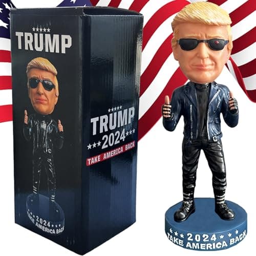 UKMPFGJ Donald Trump Collectibles Trump Merchandise Donald Trump 2025 Bobblehead Gifts for Trump Supporters and Patriotic Americans